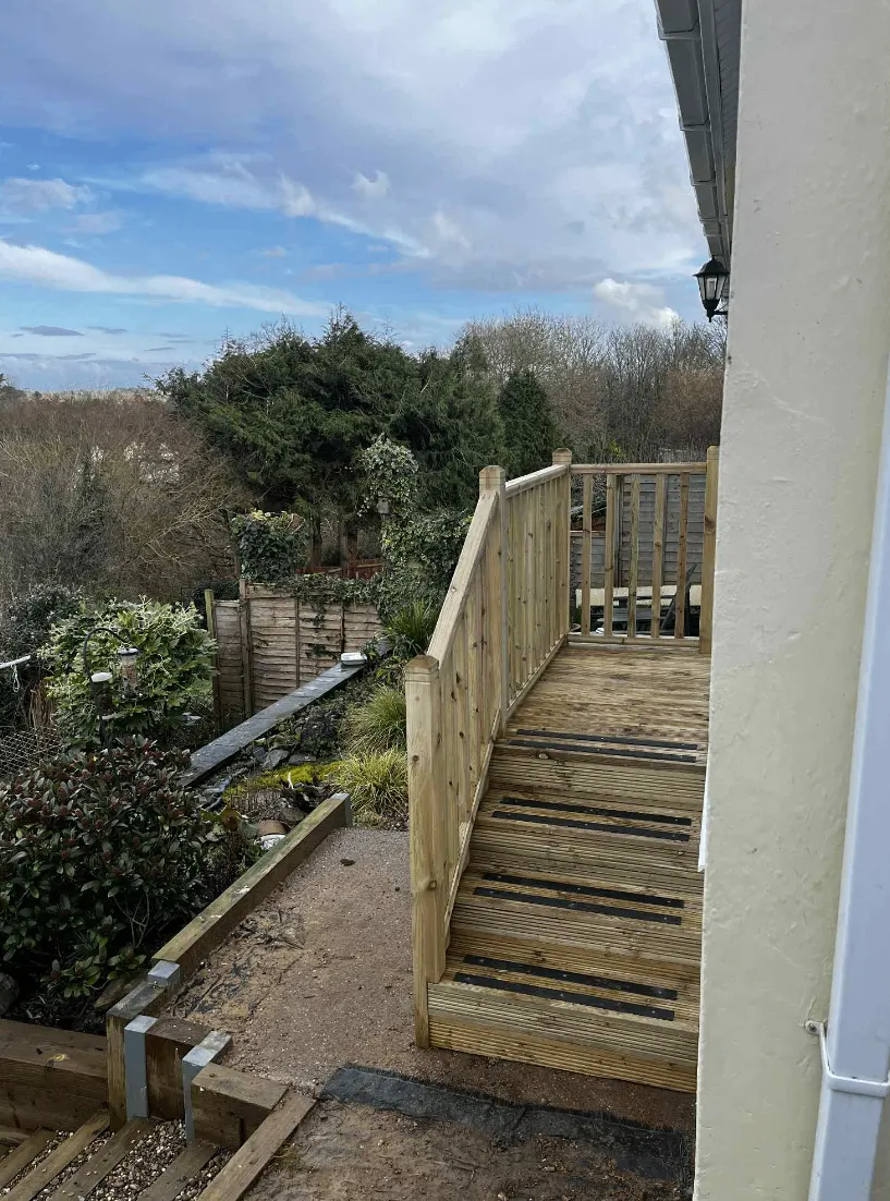 Patio carpentry — archive photograph 1